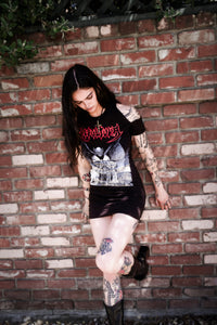 Sepultura Shoulder-Cut Dress