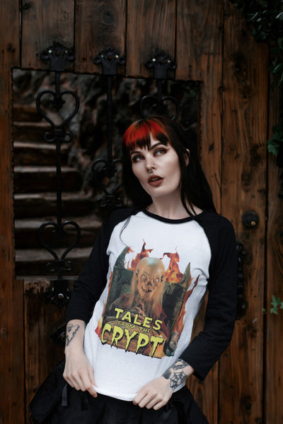 Tales from the Crypt Baseball Tee (Women)