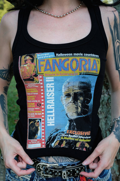 Pinhead X Fangoria Ribbed Tank Top