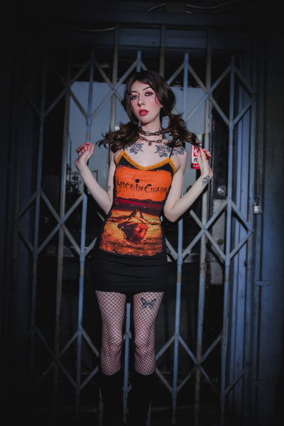 Alice in Chains Lace Strap Dress