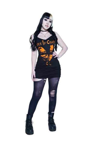 Alice in Chains (Rooster) Lace Strap Dress