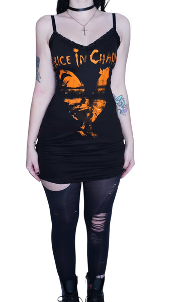 Alice in Chains (Rooster) Lace Strap Dress