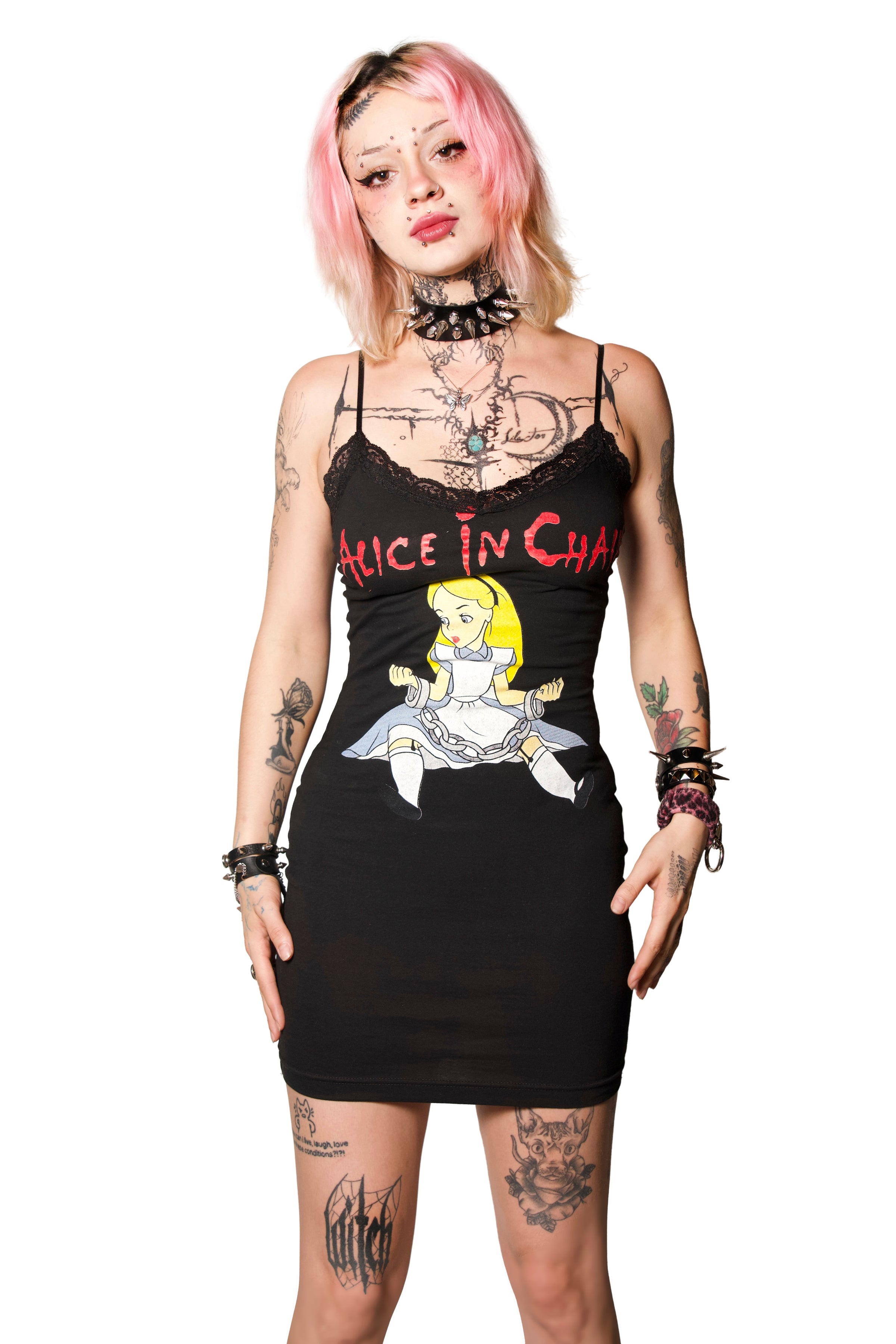 Alice In Chains Lace Strap Dress