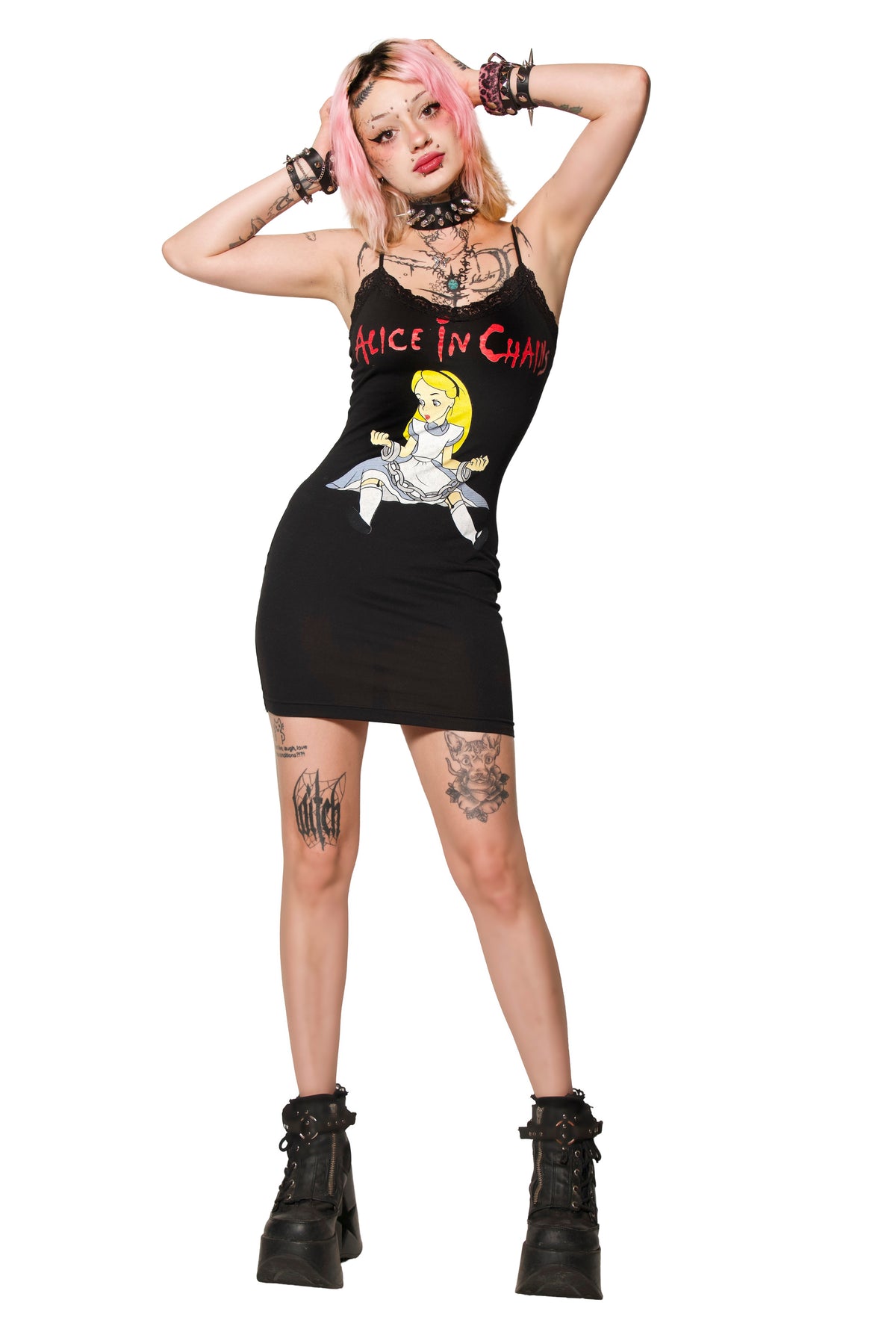 Alice In Chains Lace Strap Dress