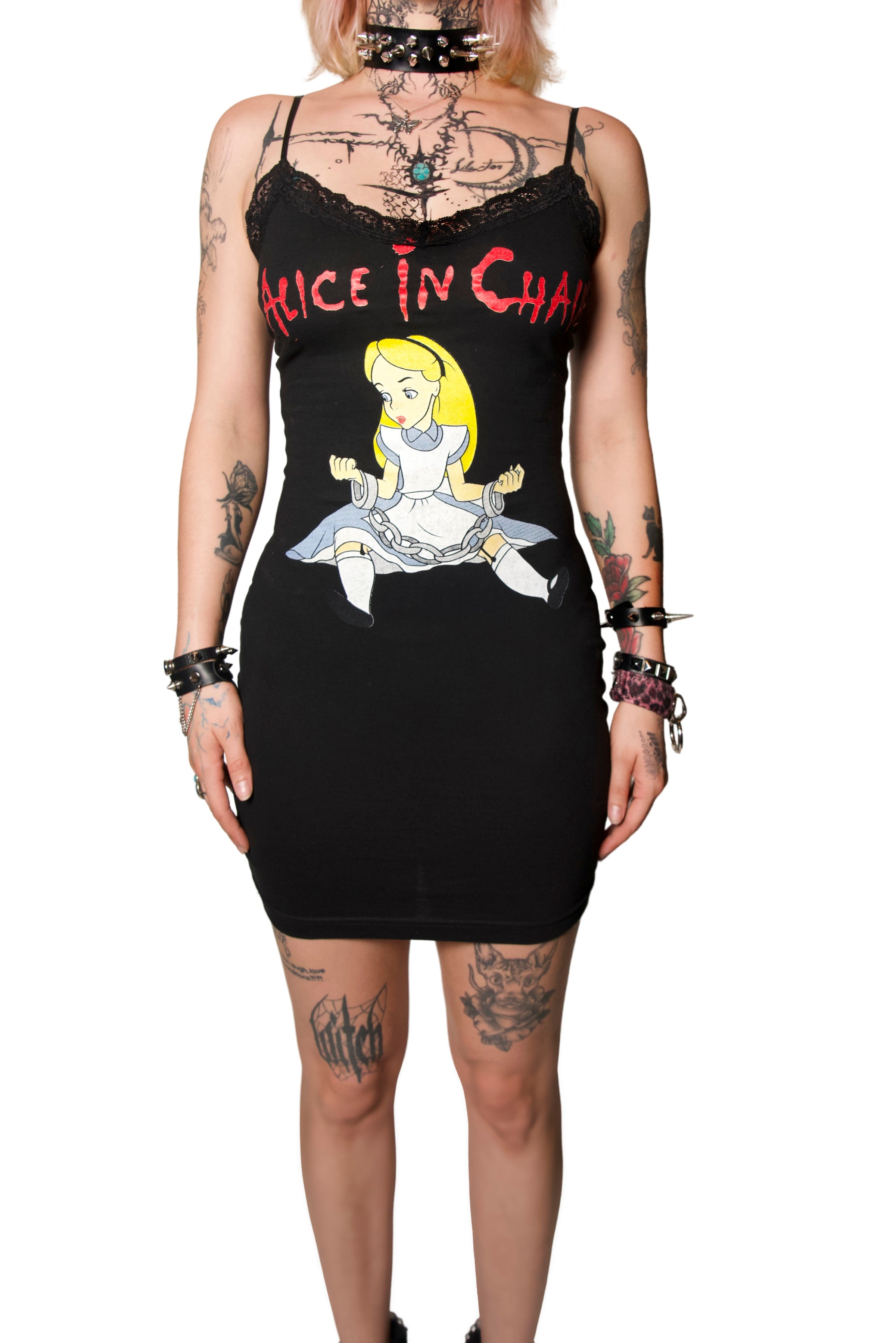 Alice In Chains Lace Strap Dress