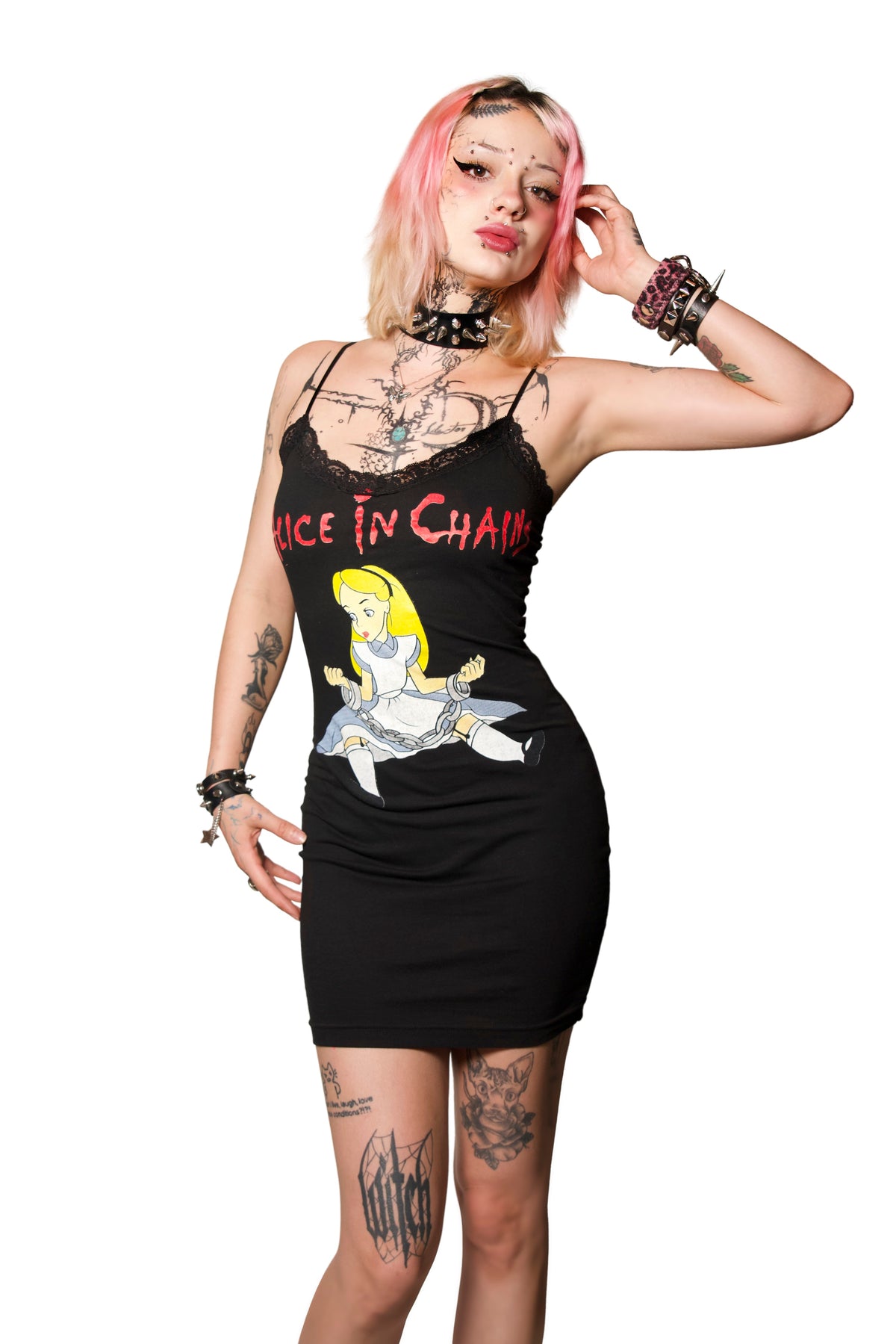 Alice In Chains Lace Strap Dress