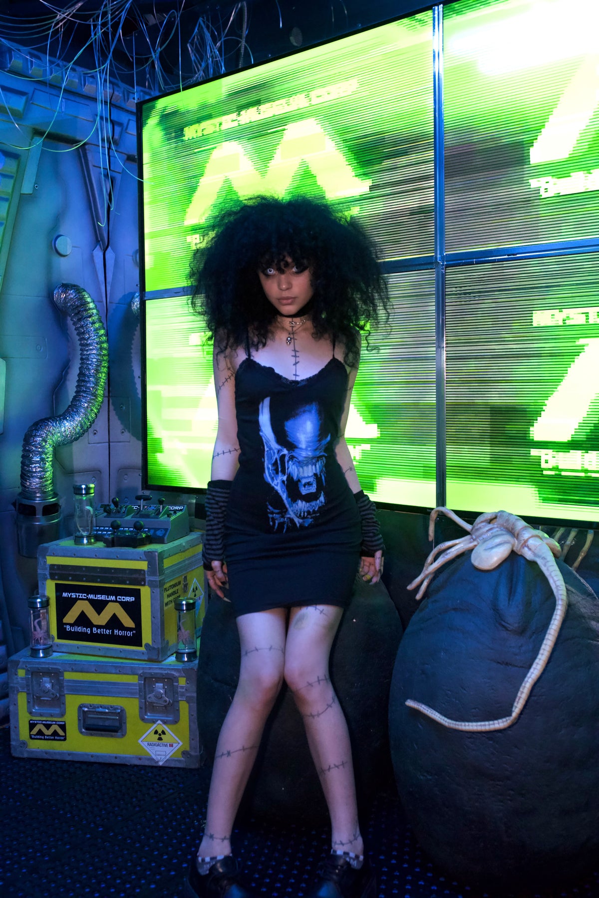 Alien Lace Strap Dress