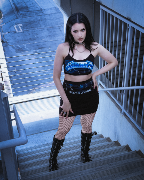 Two Piece Metallica Dress