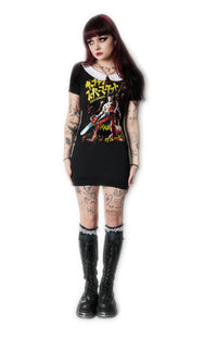 Army of Darkness Collar Dress