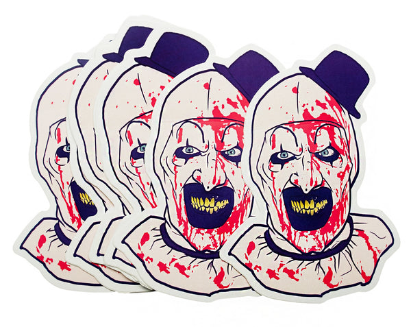 Art The Clown Cut Vinyl STICKER