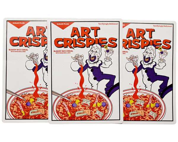 Art Crispies Cut Vinyl STICKER