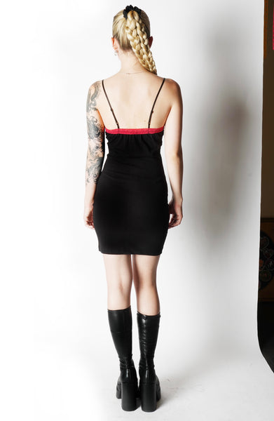 Dio Red Lace Strap Dress