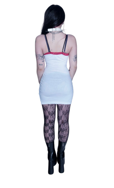 Sex Pistols Red Lace Strap Dress