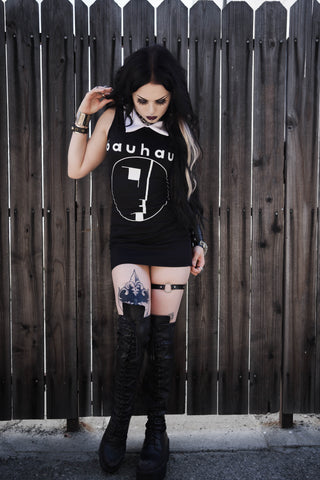 Bauhaus Collar Dress