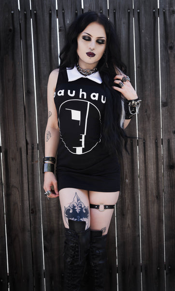 Bauhaus Collar Dress