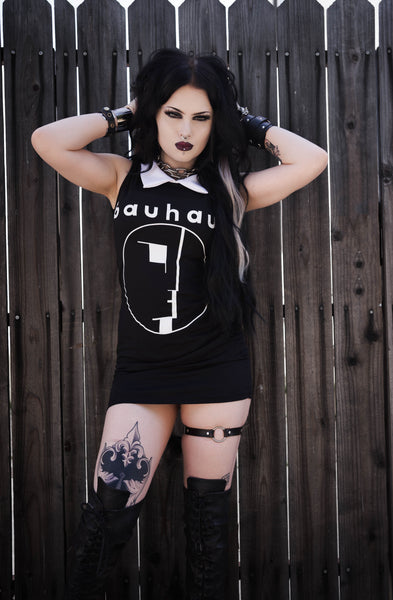 Bauhaus Collar Dress