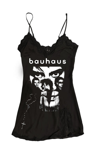 Bauhaus Mini Slip Dress (Rosary)