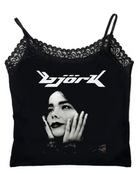 Bjork Cropped Lace Tank