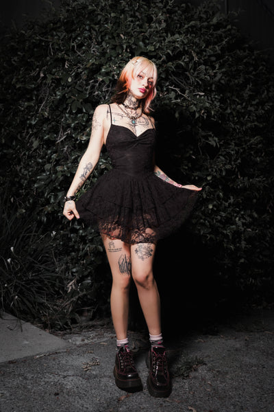 Black Dahlia Lace Dress