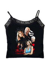 Buffy & Spike Cropped Lace Tank (Limited edition)