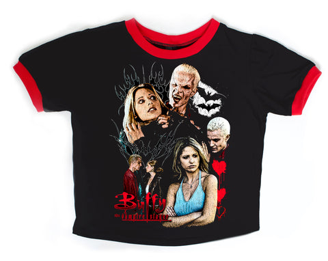 Buffy & Spike Ringer Tee
