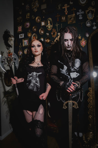 Butcher Cropped Lace Tank