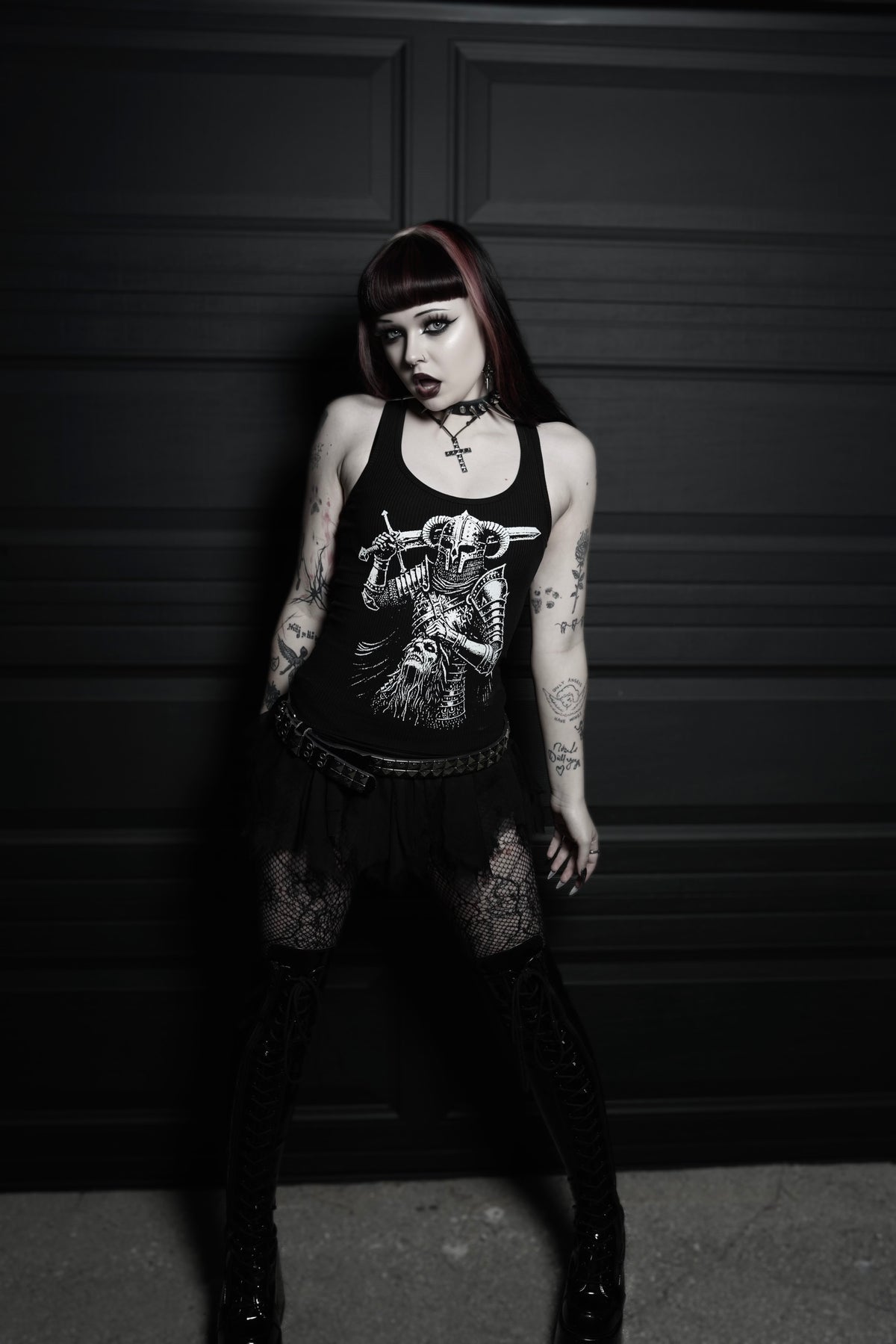 Butcher Ribbed Tank Top
