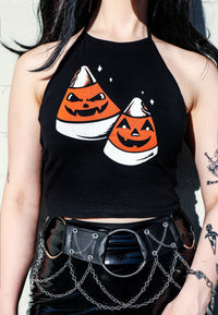 Candy Corn Halter Top