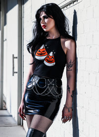 Candy Corn Halter Top