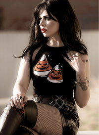Candy Corn Halter Top