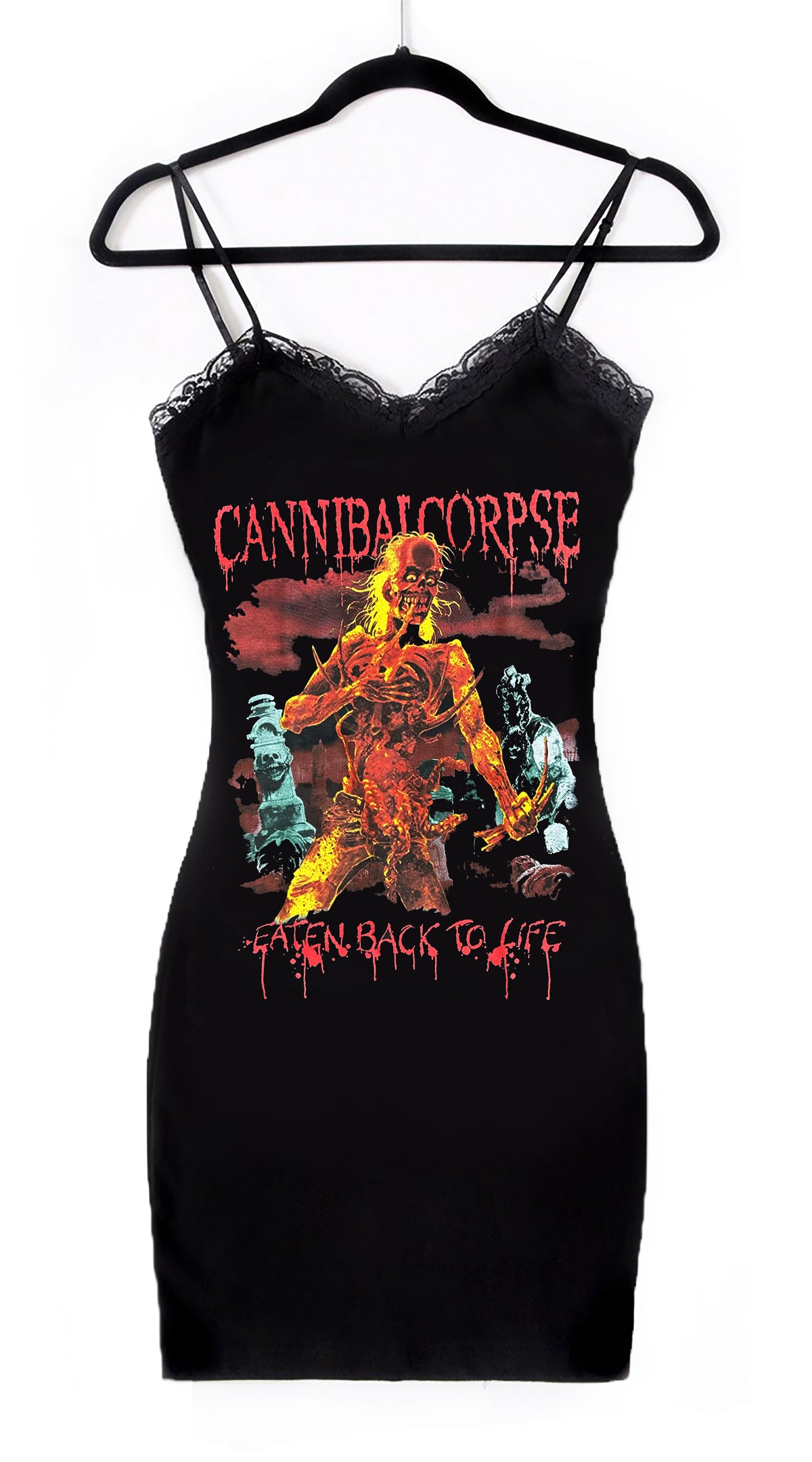Cannibal Corpse Lace Strap Dress (Eaten Back to Life)