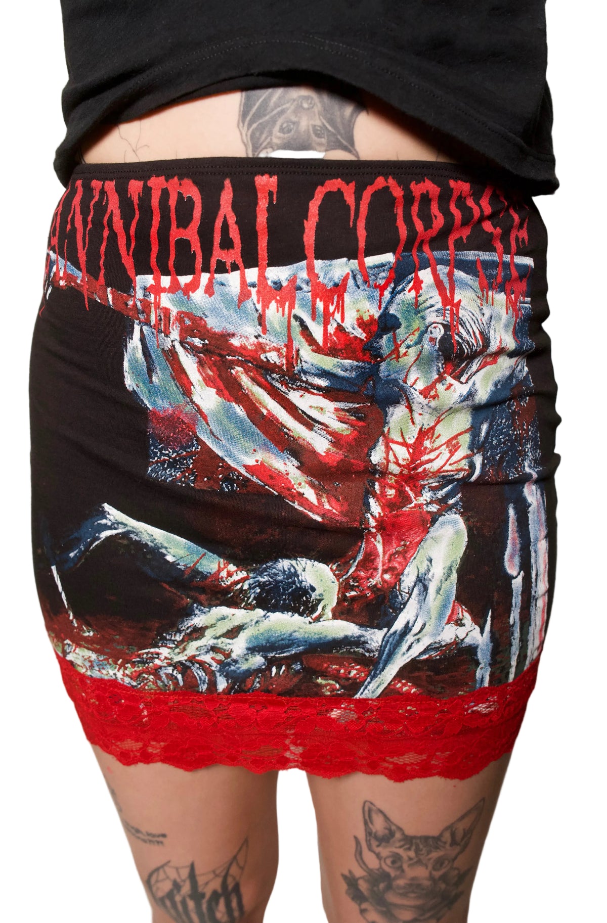 Cannibal Corpse Red Lace Skirt