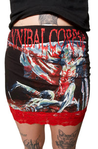 Cannibal Corpse Red Lace Skirt