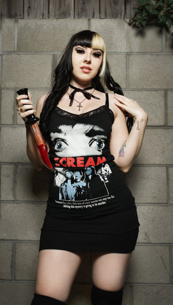 Scream Lace Strap Dress