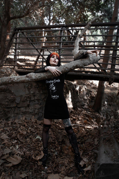 Christian Death Fishnet Dress