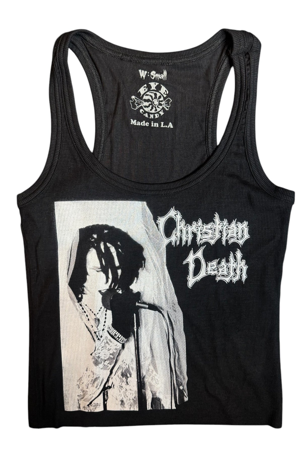 Christian Death Ribbed Tank Top