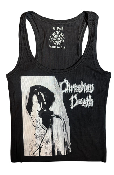 Christian Death Ribbed Tank Top