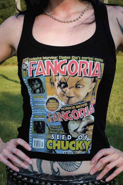 Chucky X Fangoria Ribbed Tank Top