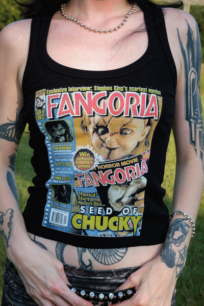 Chucky X Fangoria Ribbed Tank Top