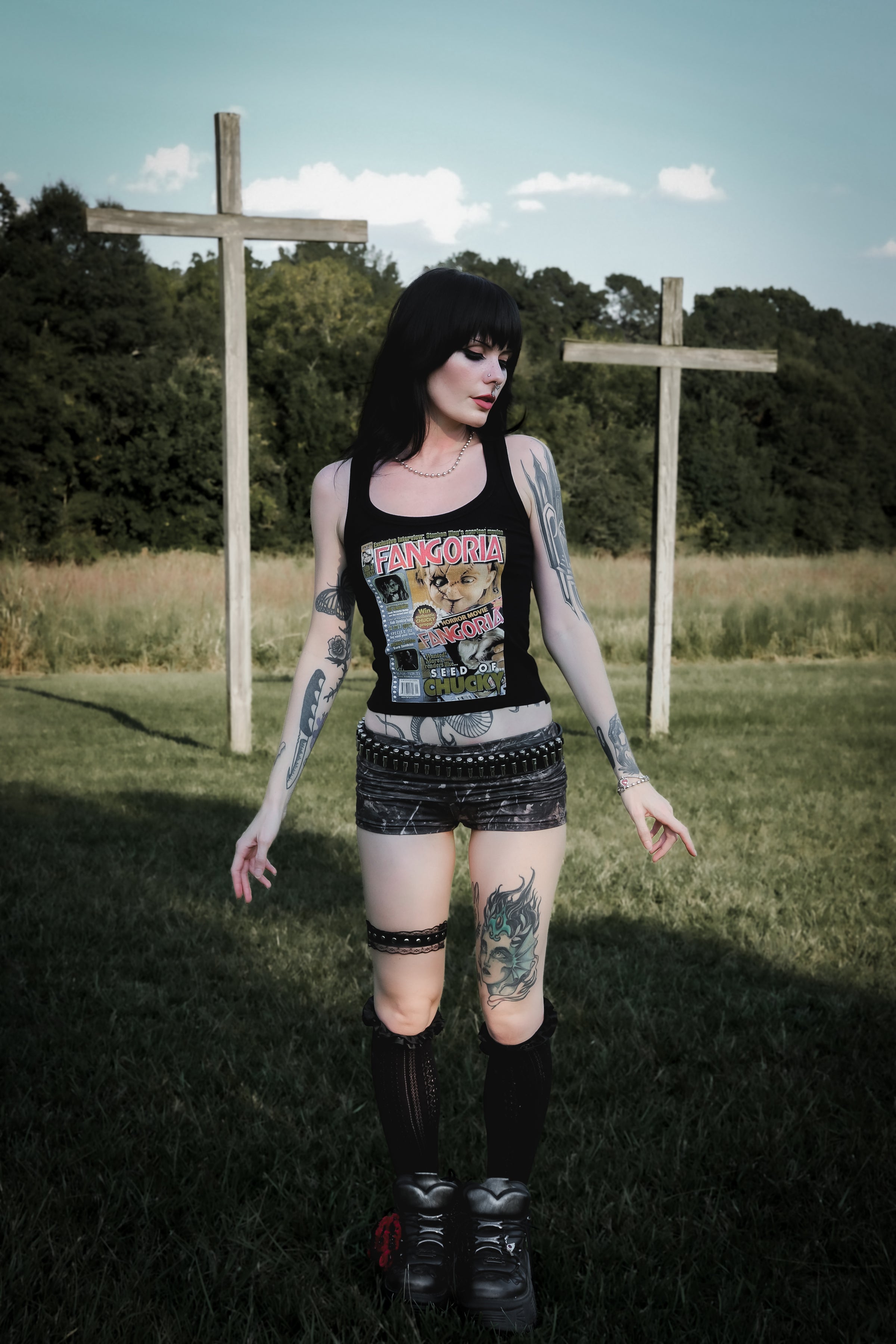 Chucky X Fangoria Ribbed Tank Top