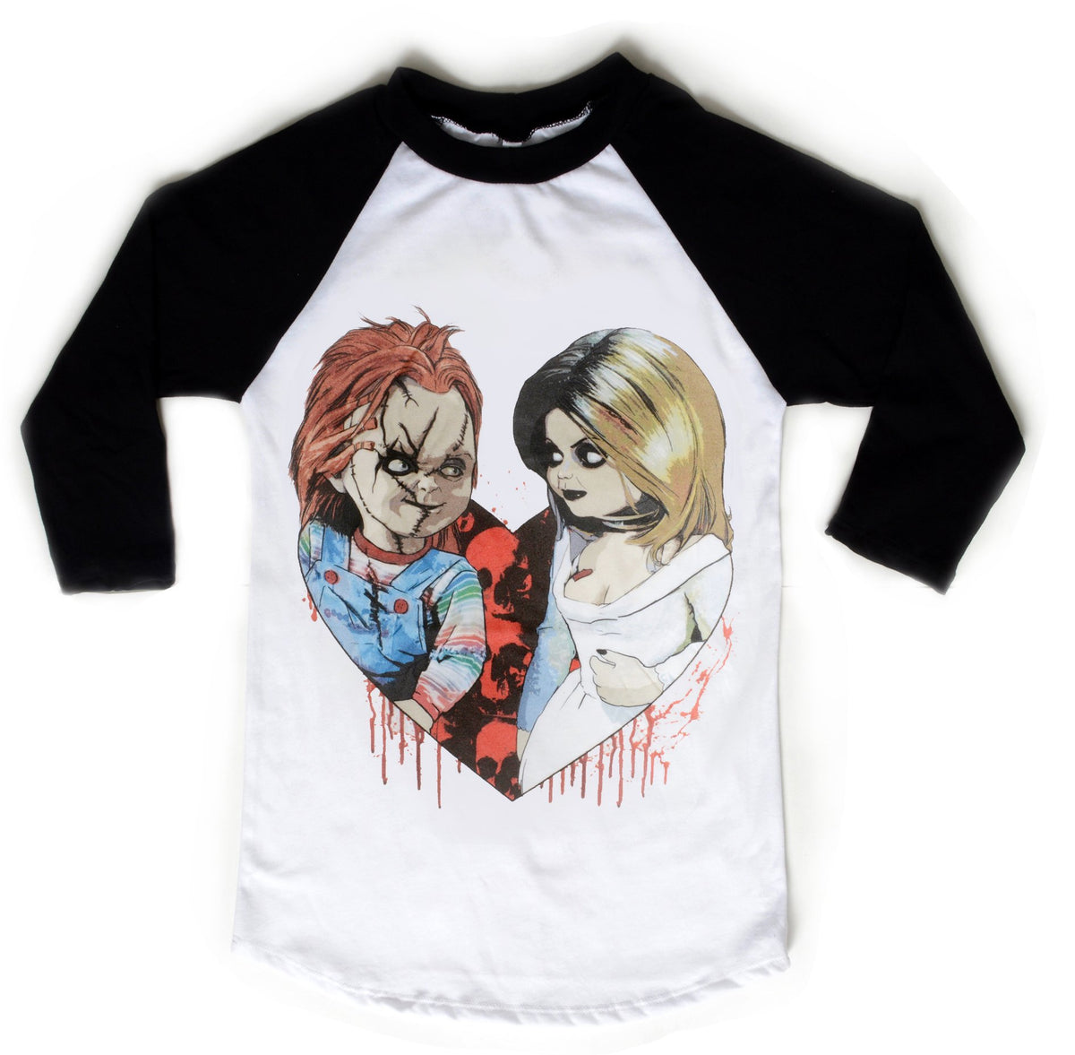 Chucky and Tiffany Baseball Tee (Women)
