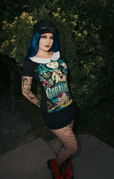 Coraline Peter Pan Collar Dress