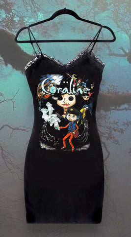 Coraline Lace Strap Dress