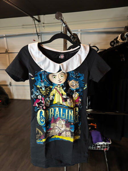 Coraline Peter Pan Collar Dress