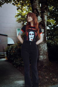 The Crow Ringer Tee (Rose)