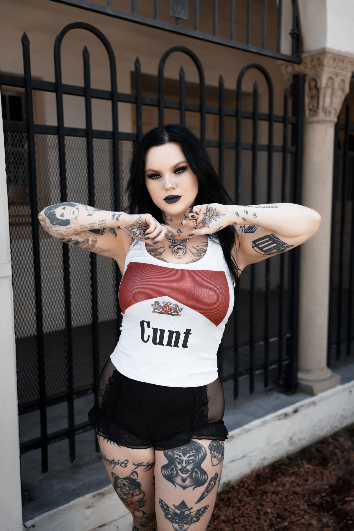 C*NT Ribbed Tank Top