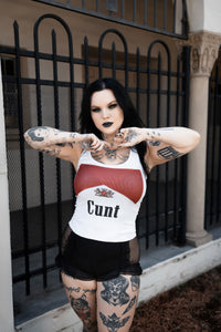 C*NT Ribbed Tank Top