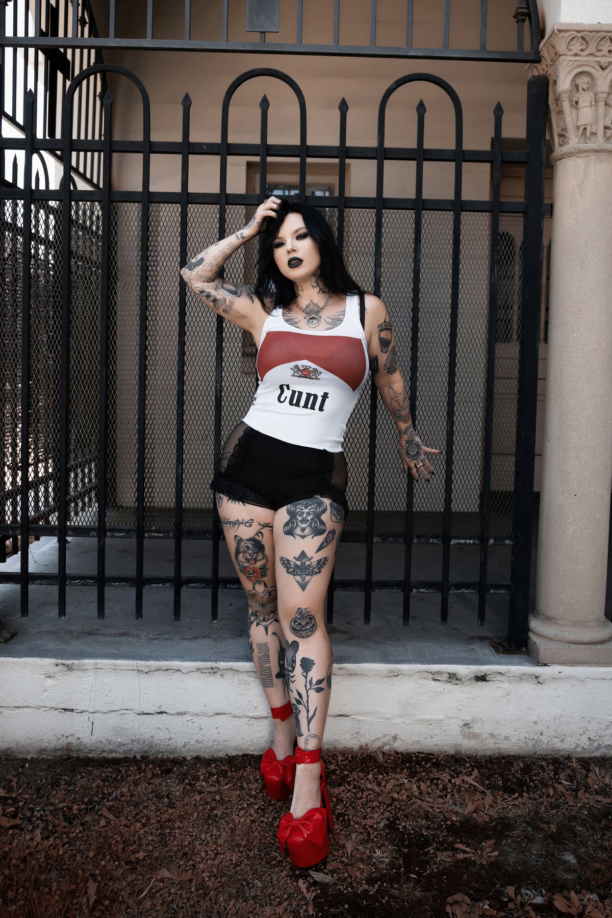 C*NT Ribbed Tank Top