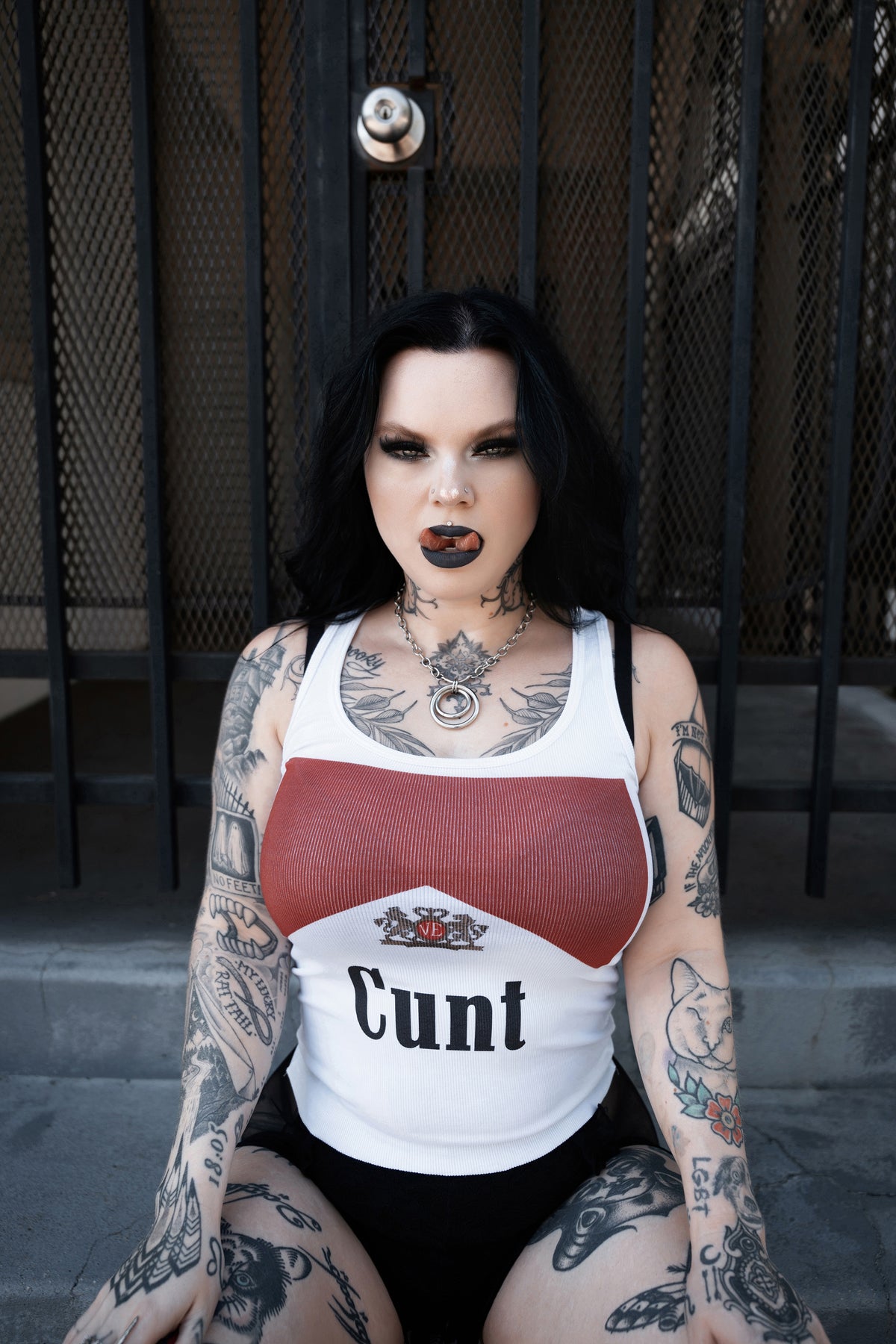 C*NT Ribbed Tank Top