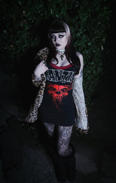 Danzig Red Lace Strap Dress